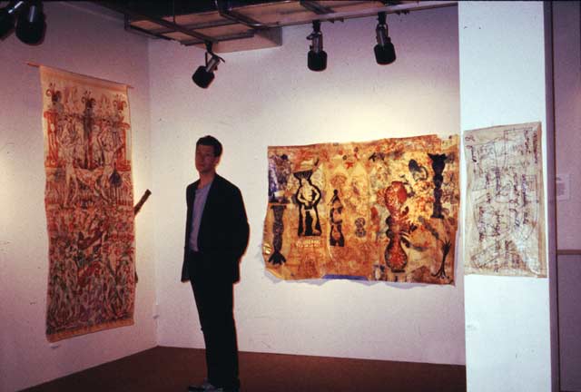 Installation view of Compositions in Neurotopography